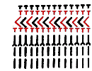 Схема вязки орнамента для джемпера - www.klubochek.org