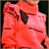 Мохеровый свитер с крылышками на рукавах - www.klubochek.org